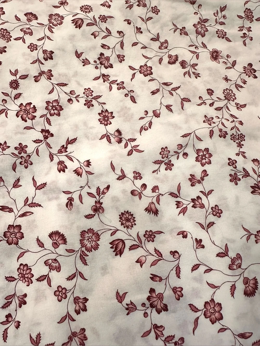 IKEA HASSLEKLOCKA Queen Duvet Cover 2 Pillowcases Set Red White Floral Cotton